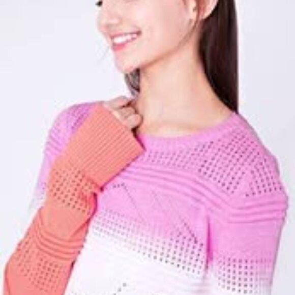 Ivivva Girl by Lululemon 🍋Calm After Practice Sweater thumbholes size 14 - Picture 3 of 5